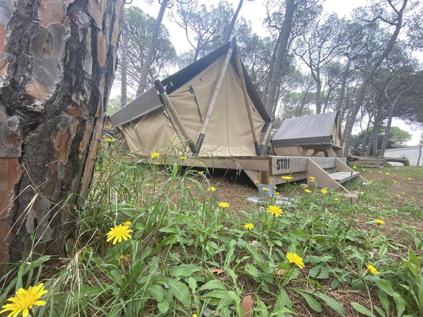 Camping 3 Estrellas Costa Brava Vall-Llobrega Eksteriør billede